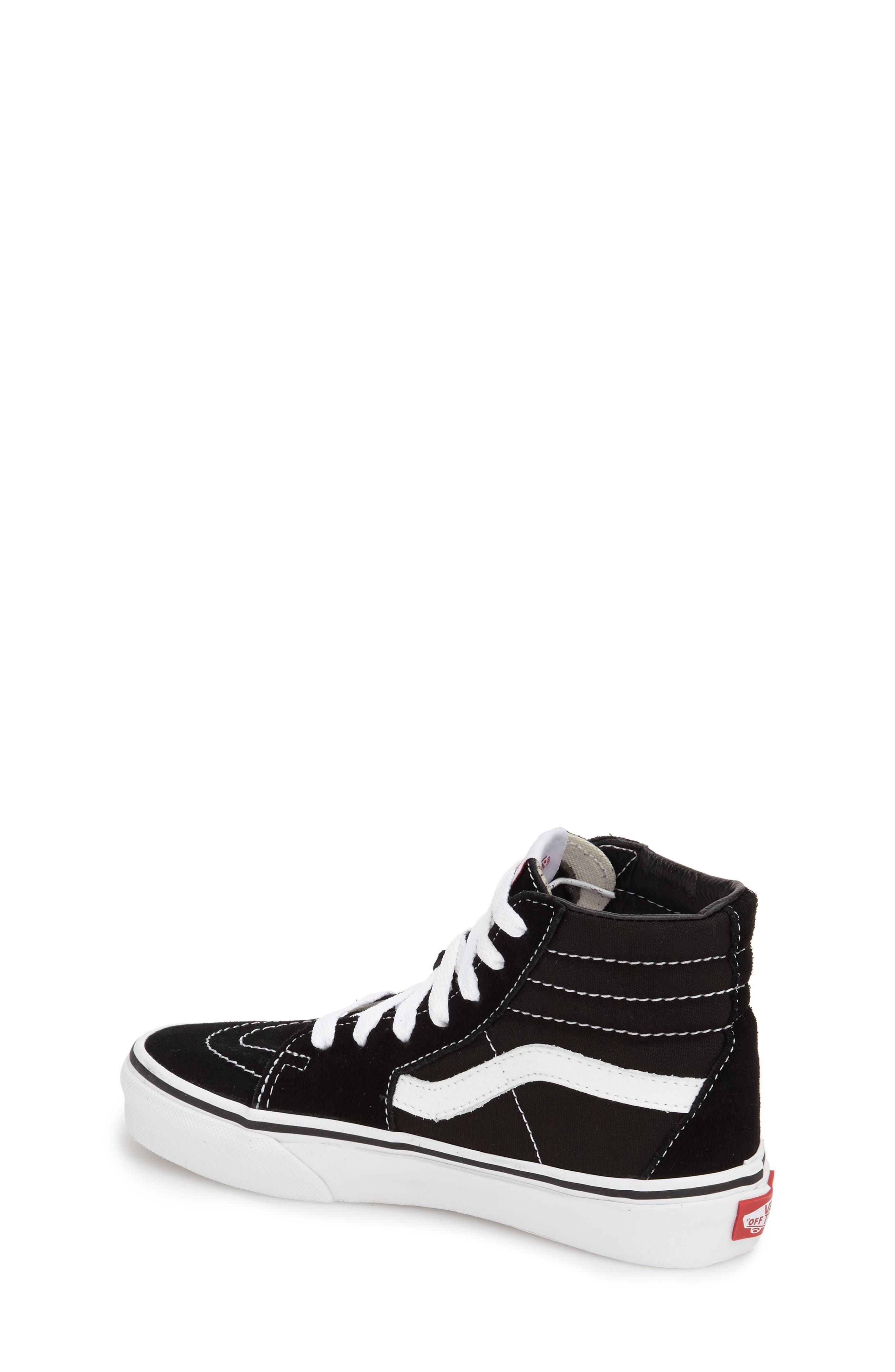 Sk8-Hi Sneaker, Alternate, color, BLACK/ TRUE WHITE