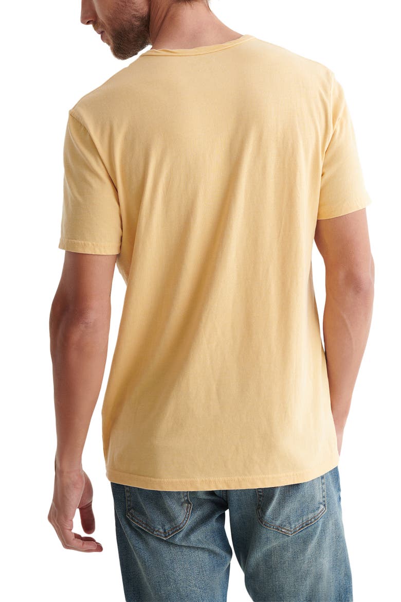 Button Notch Neck T-Shirt, Alternate, color, JOJOBA