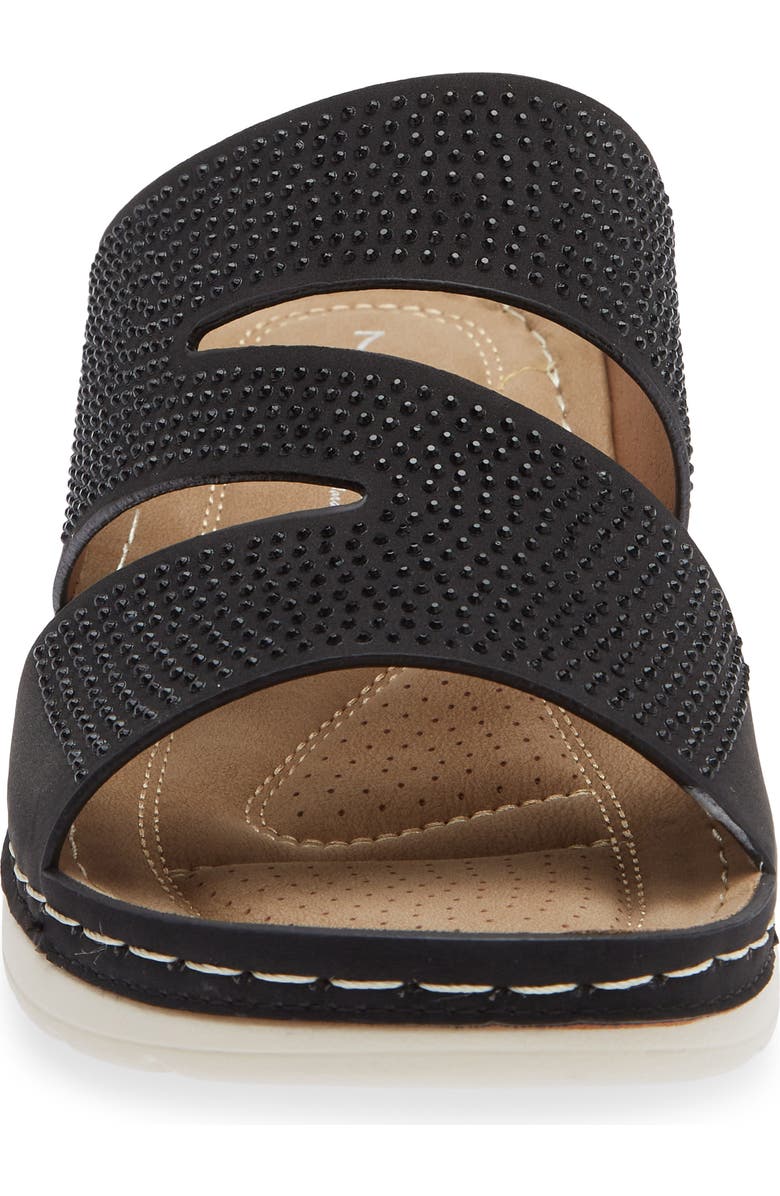 EXTREME BY EDDIE MARC Randa Slide Sandal, Alternate, color, Black