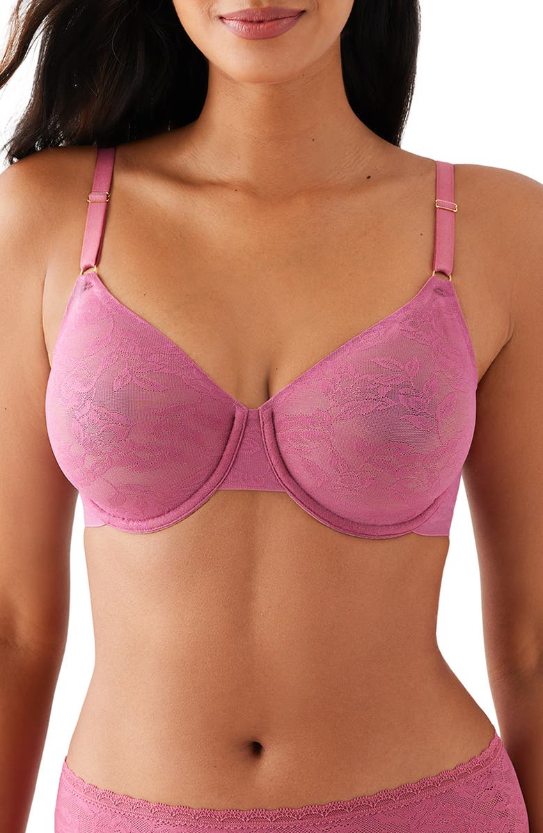 Wacoal High Profile<sup>™</sup> Underwire Unlined Bra, Main, color, Malaga