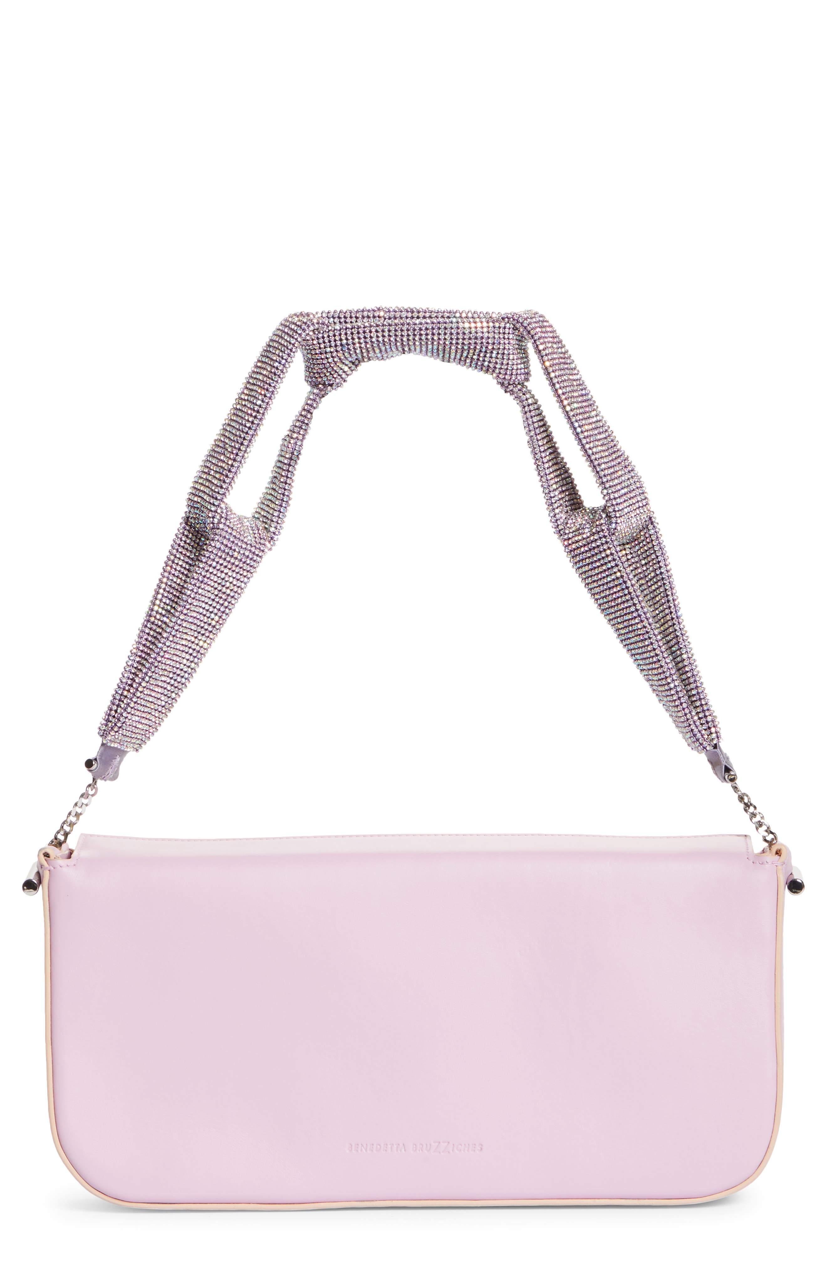 Benedetta Bruzziches Margot Leather Shoulder Bag, Main, color, 