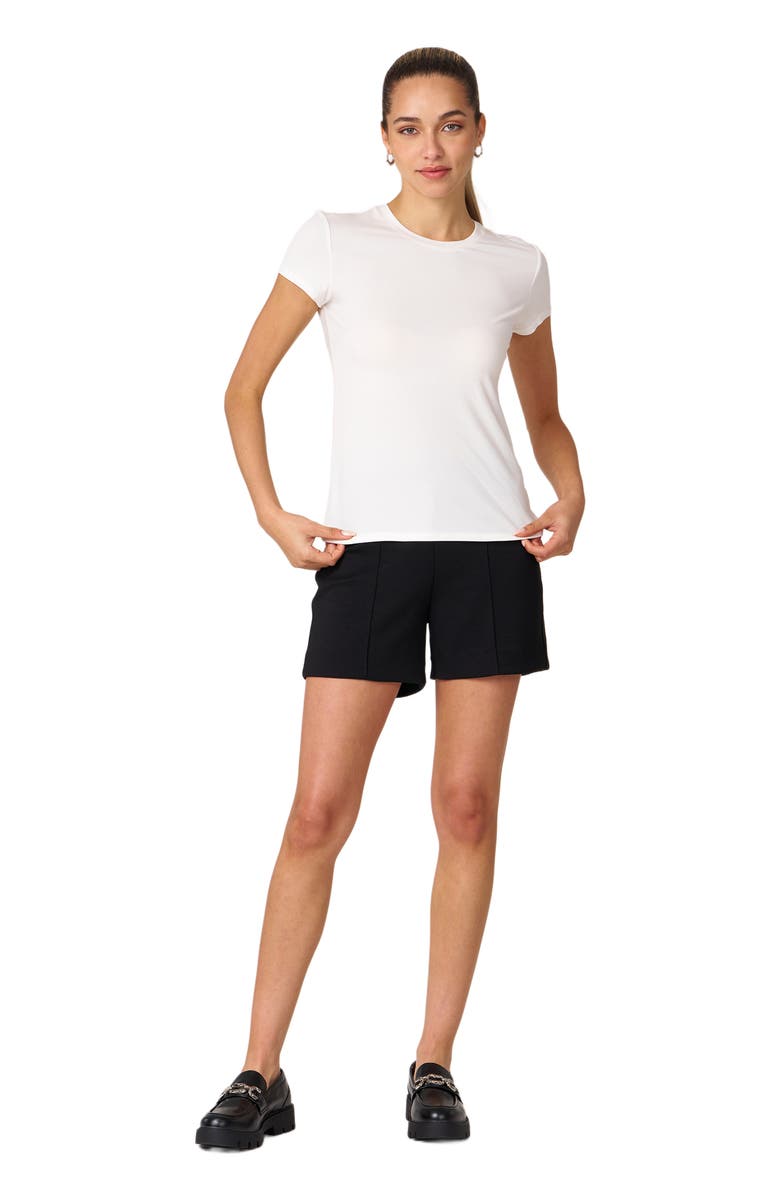 Rebody Active Rebody Essentials Fitted Short Sleeve Top, Alternate, color, White