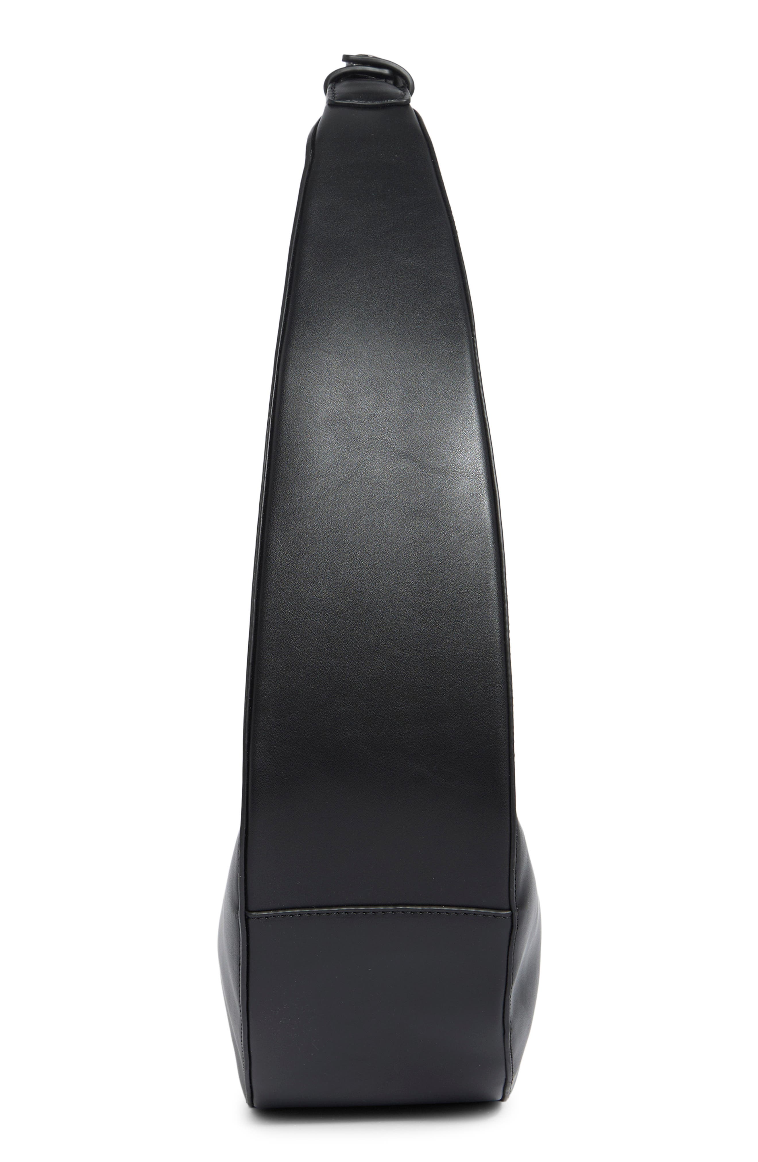 BCBG Structured Hobo Bag, Alternate, color, Black