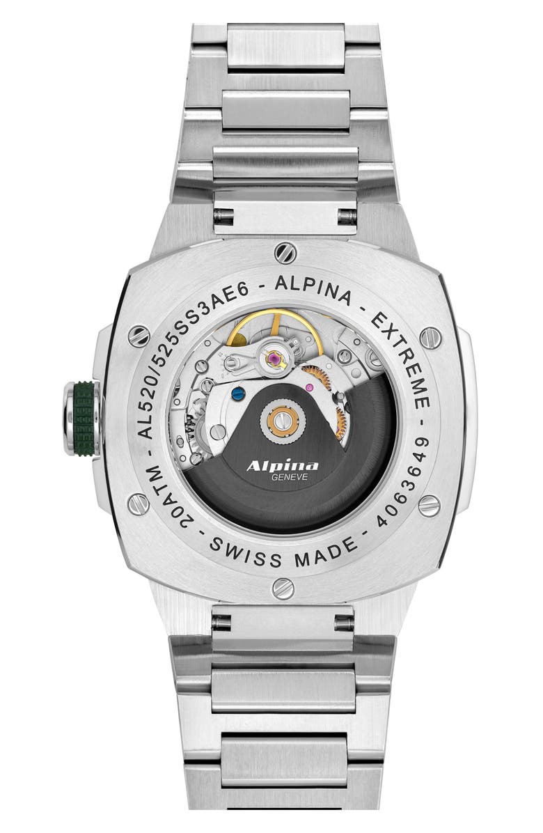 ALPINA Alpiner Extreme Automatic Bracelet Watch, 39mm, Alternate, color, Silver-Tone