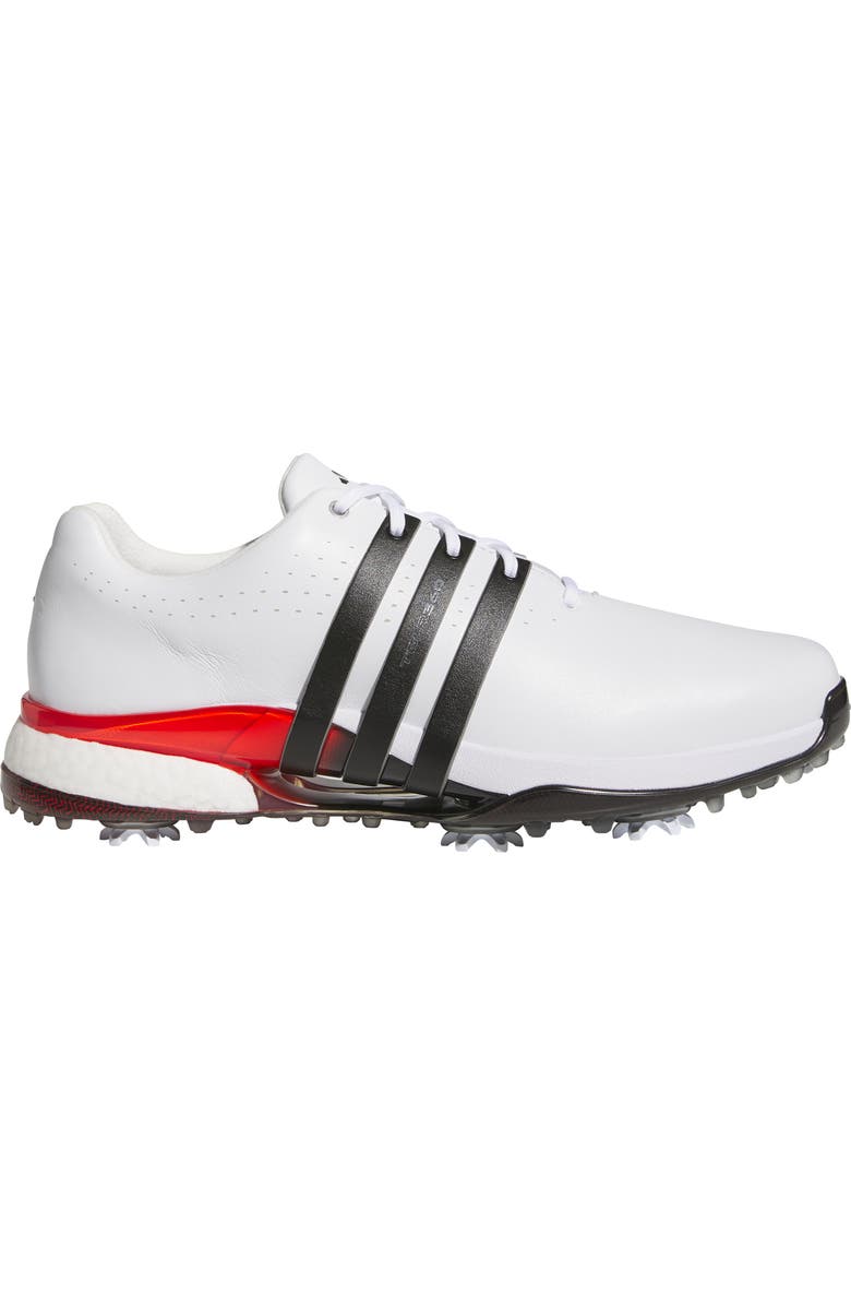 adidas Golf Tour360 24 Boost<sup>™</sup> Golf Shoe, Alternate, color, White/ Core Black/ Lucid Red