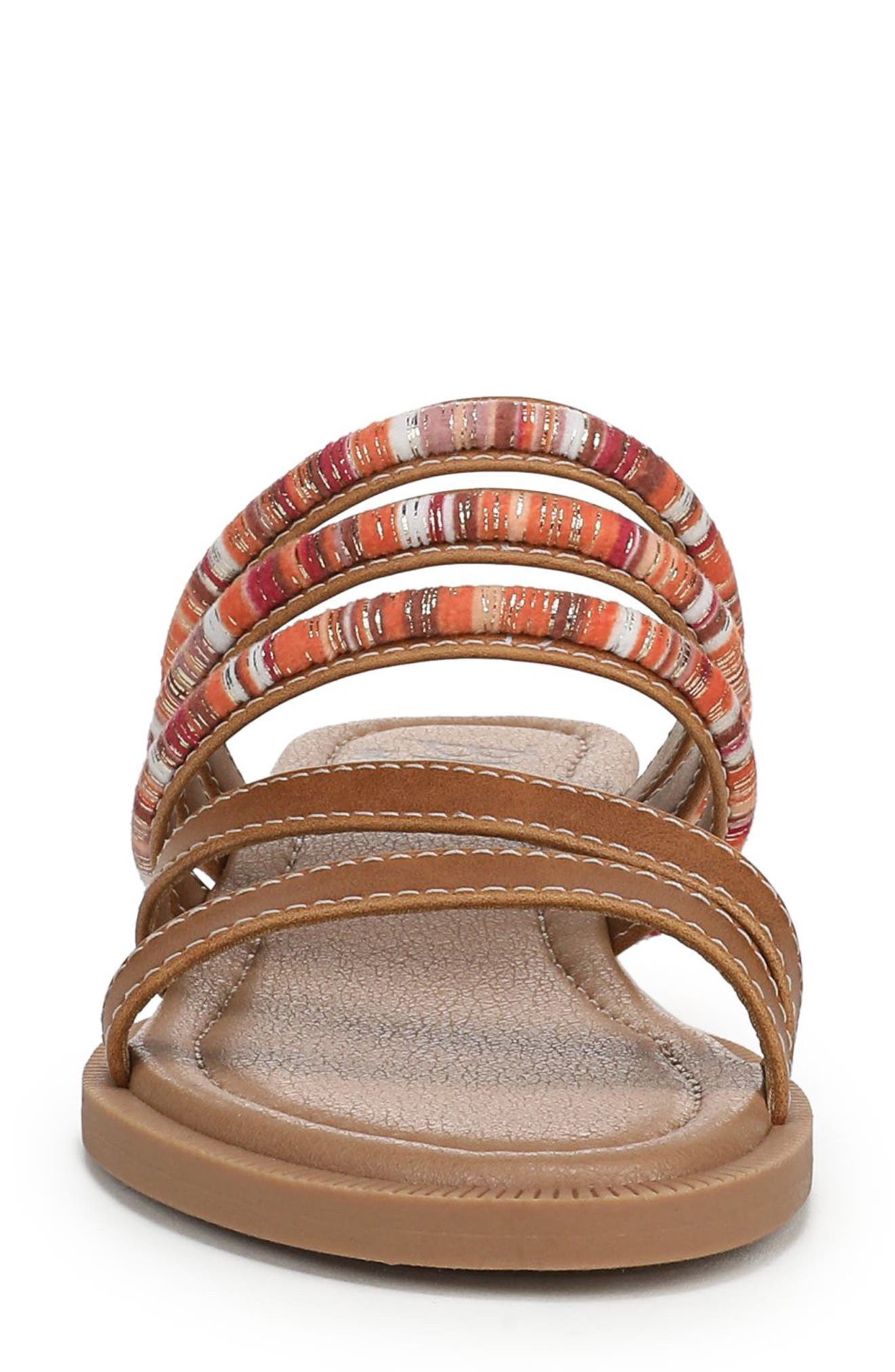 Blowfish Malibu August Slide Sandal, Alternate, color, Tan Multi Faux Leather