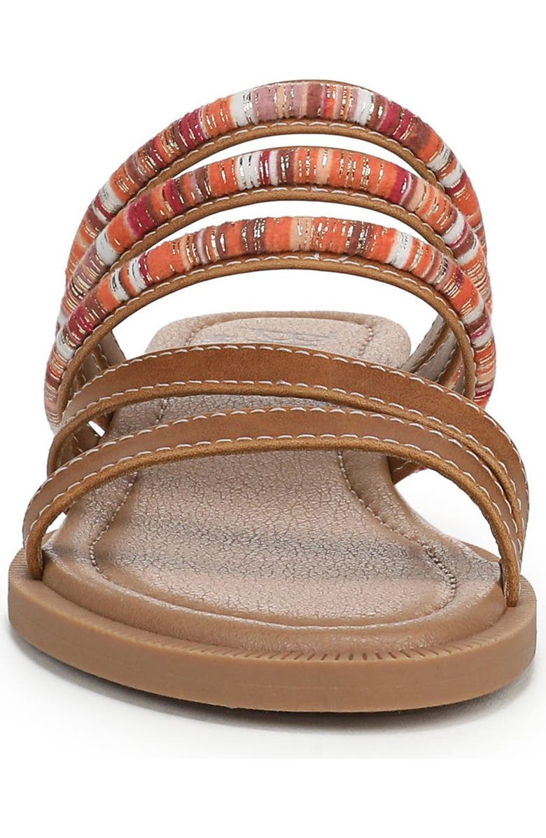 Blowfish Malibu August Slide Sandal, Alternate, color, Tan Multi Faux Leather