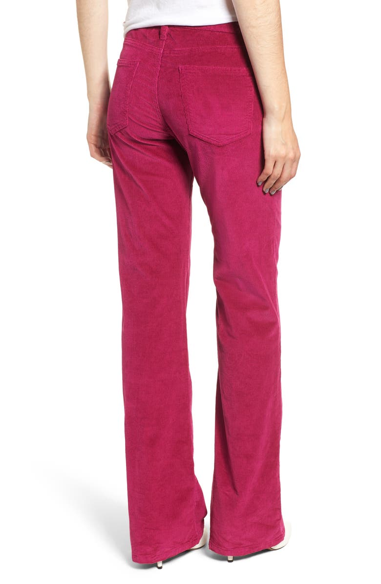 Current/Elliott The Jarvis High Waist Corduroy Bootcut Pants, Alternate, color, 
