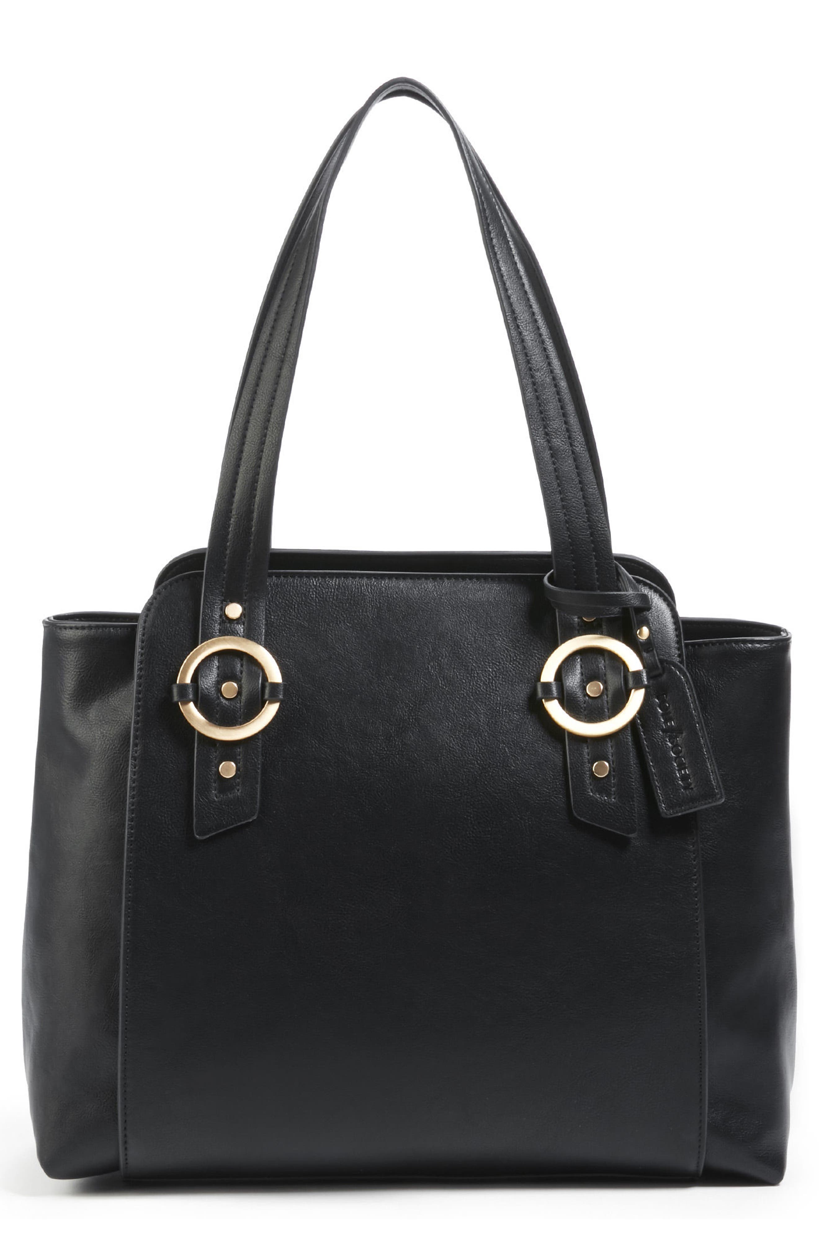 Sole Society Faux Leather Tote, Main, color, 