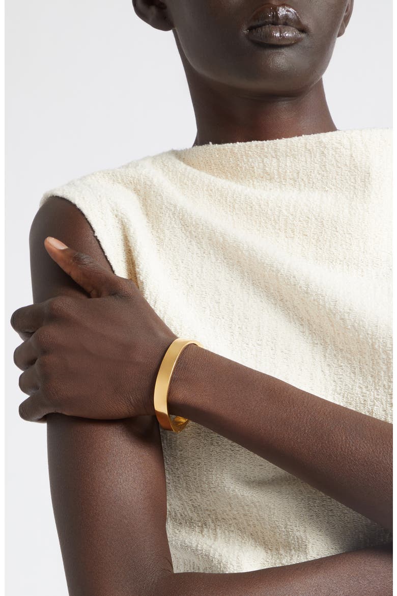 Signature Bangle Bracelet, Alternate, color, GOLD