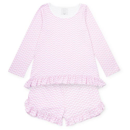 Lila And Hayes Pajama Short Set In Pink