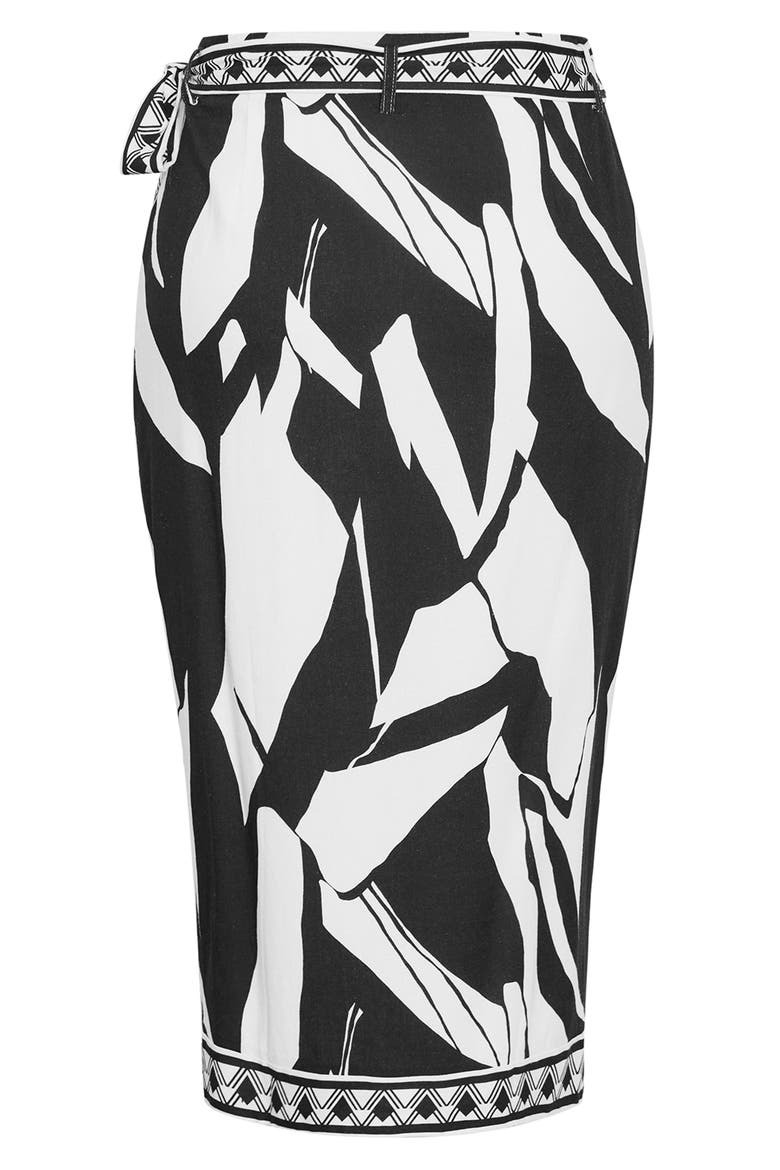Mirage Print Wrap Maxi Skirt, Alternate, color, MIRAGE