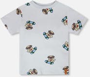 Deux par Deux Organic Cotton Jersey Pug T-Shirt