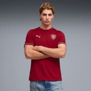 PUMA Men's Puma Red Czech Republic National Team 2026 Home Replica Jersey