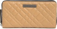 Kurt Geiger London Quilted Leather Zip Around Wallet
