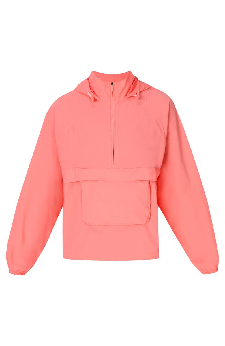 Sweaty Betty Ultimate Packaway Pullover Running Jacket, Alternate, color, Melon Pink