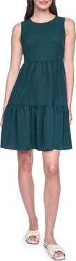 DKNY Commuter Sleeveless Swing Minidress