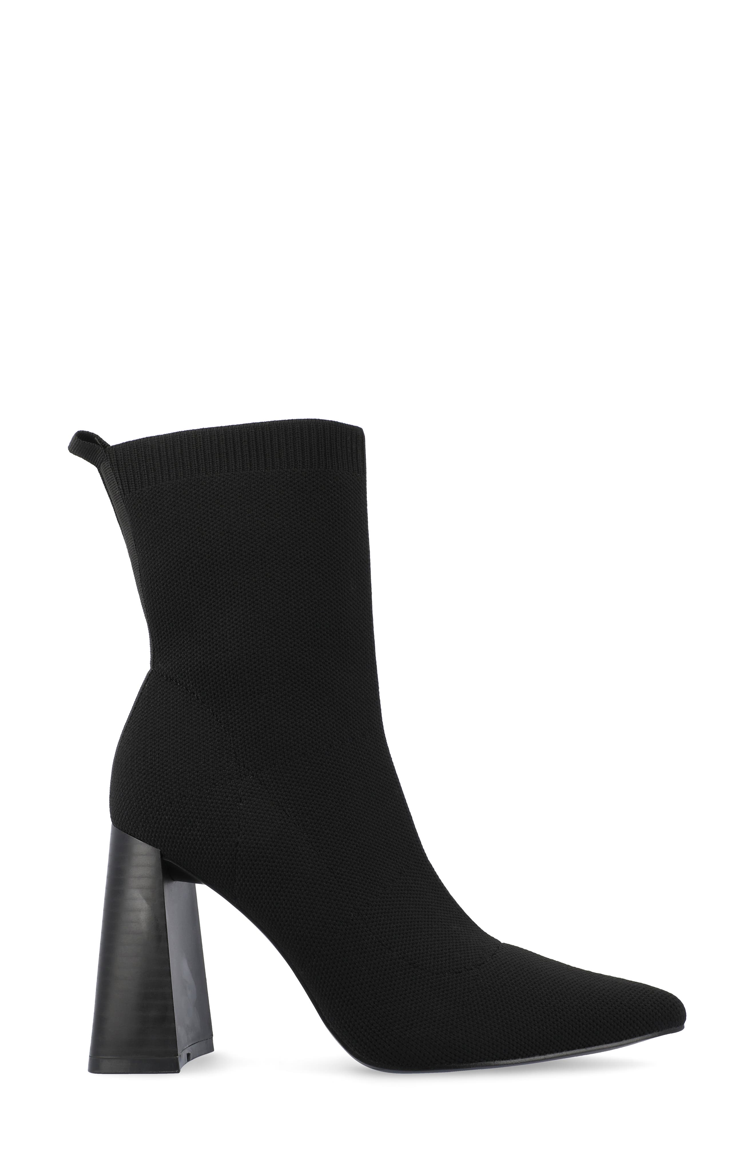 Journee Collection Noralinn Bootie, Alternate, color, Black