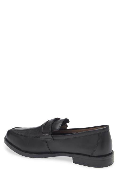 Allsaints Harmon Penny Loafer In Black