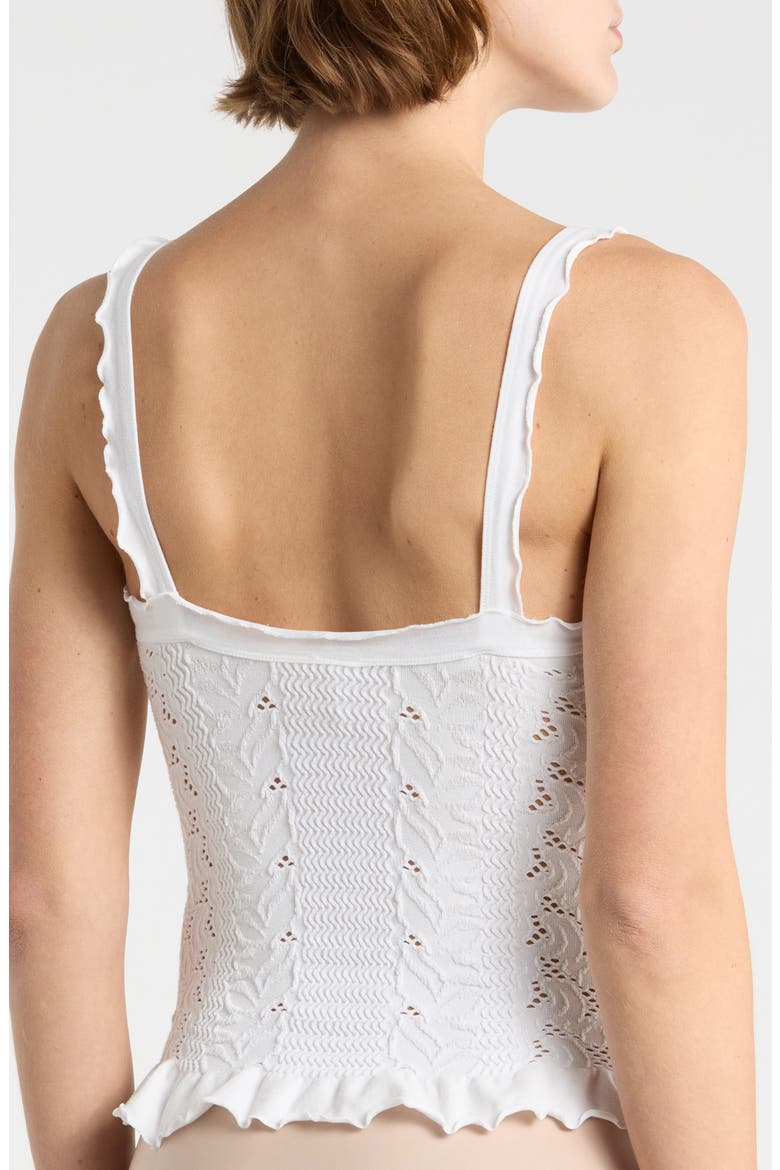 So Soft Square Neck Camisole, Alternate, color, IVORY