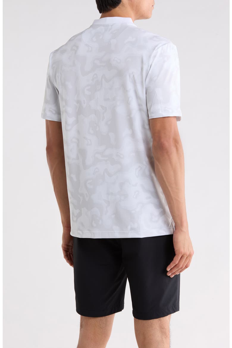Arctic Rain Print Performance Polo, Alternate, color, ARCTIC RAIN