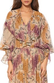Alexia Admor Serelise Ruffle Top