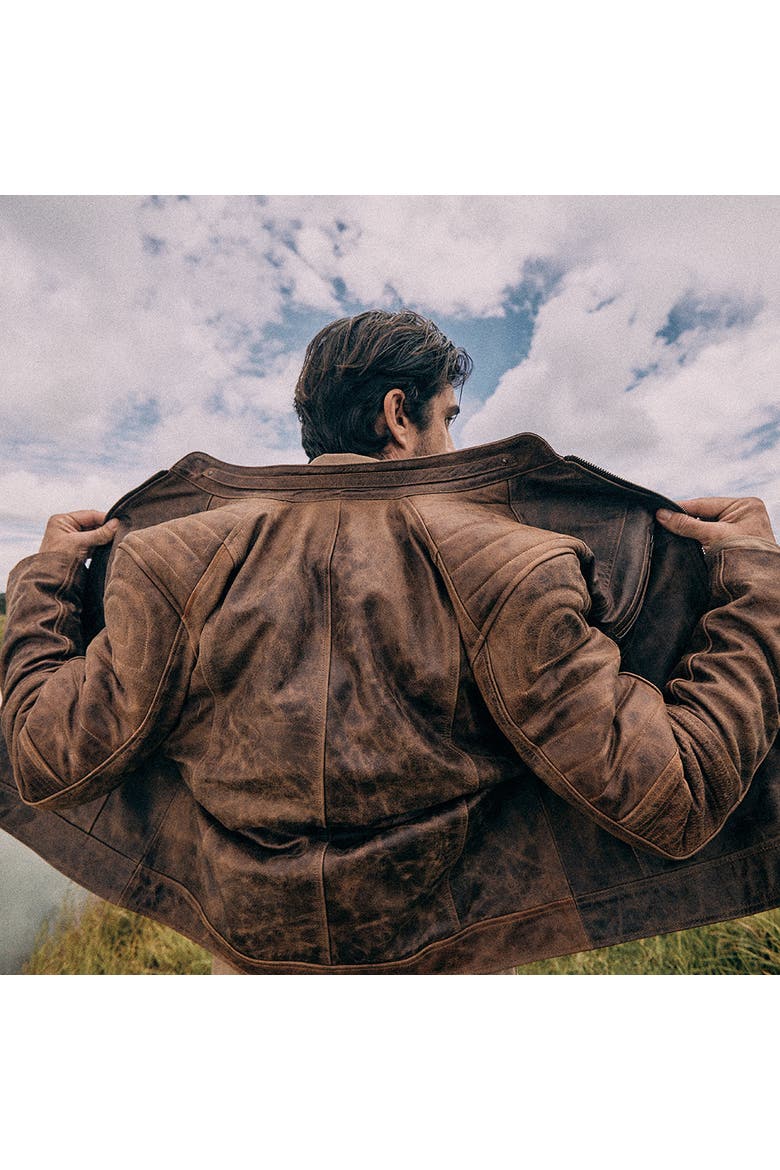 Death Valley Racer Jacket, Alternate, color, Brown