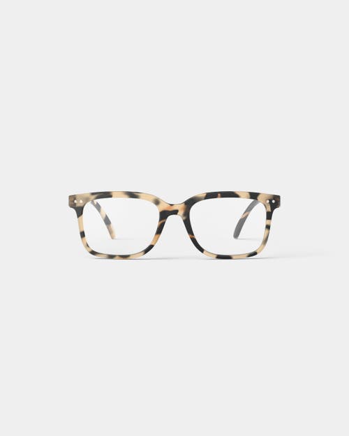 Izipizi #l 54mm Rectangular Reading Glasses In Brown