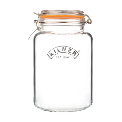 Square Clip Top Jar for Canning and Food Storage