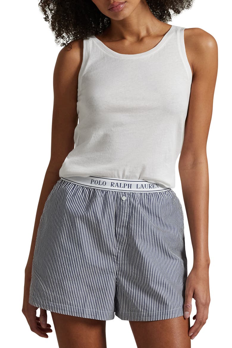 Long & Lean Cotton Jersey Lounge Tank, Main, color, WHITE CLOUD