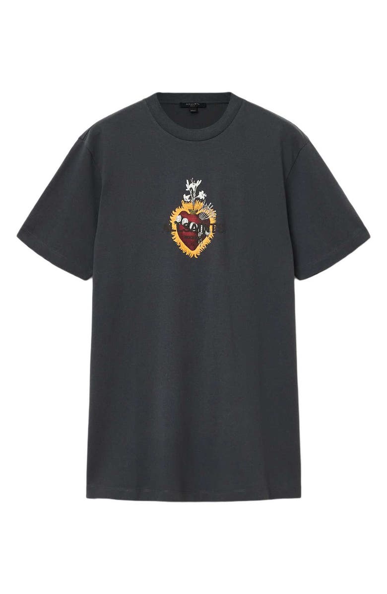 AllSaints Heartfelt T-Shirt Dress, Alternate, color,