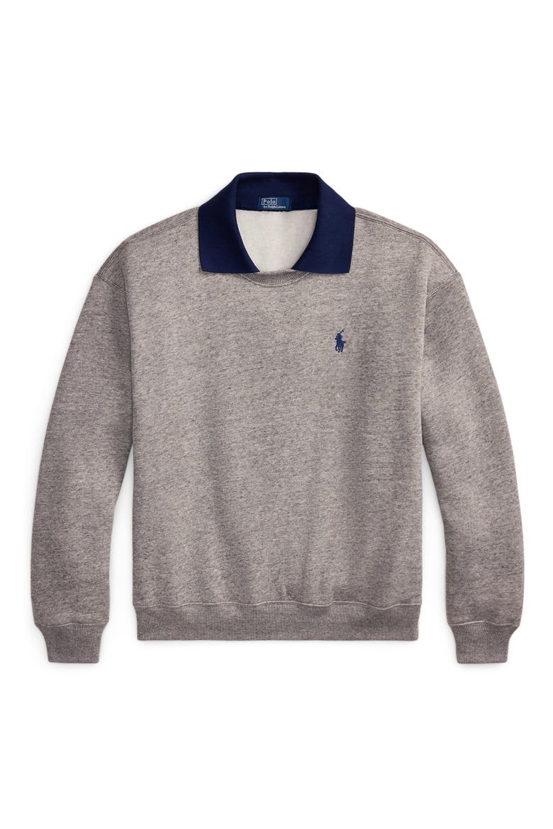 Arctic Fleece Sweatshirt, Alternate, color, GREY HTR