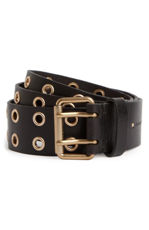 Allsaints Double Prong Belt In Multi