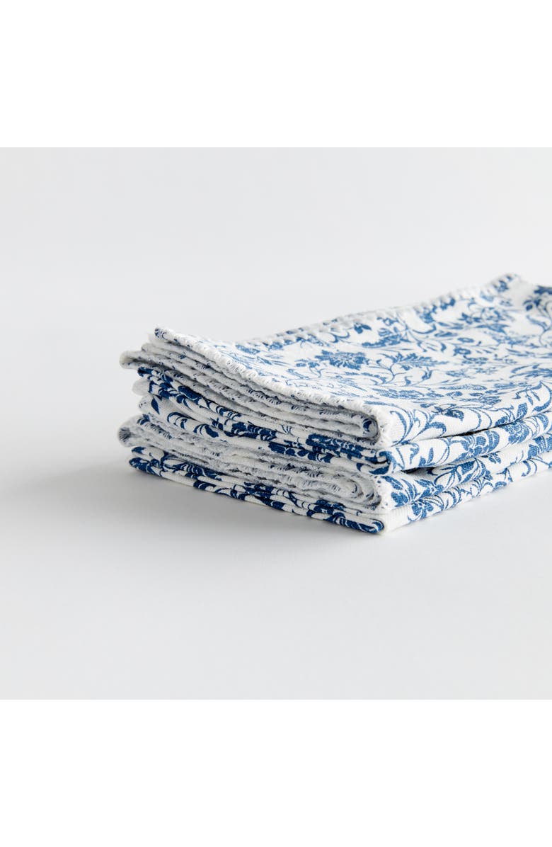 Napa Home & Garden Bella Napkins Set of 4, Alternate, color, Blue