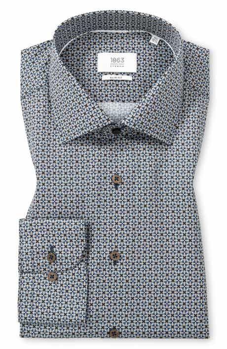 Slim Fit Printed Twill Shirt