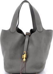 Pre-Owned Hermes Picotin Lock Bag Clemence MM