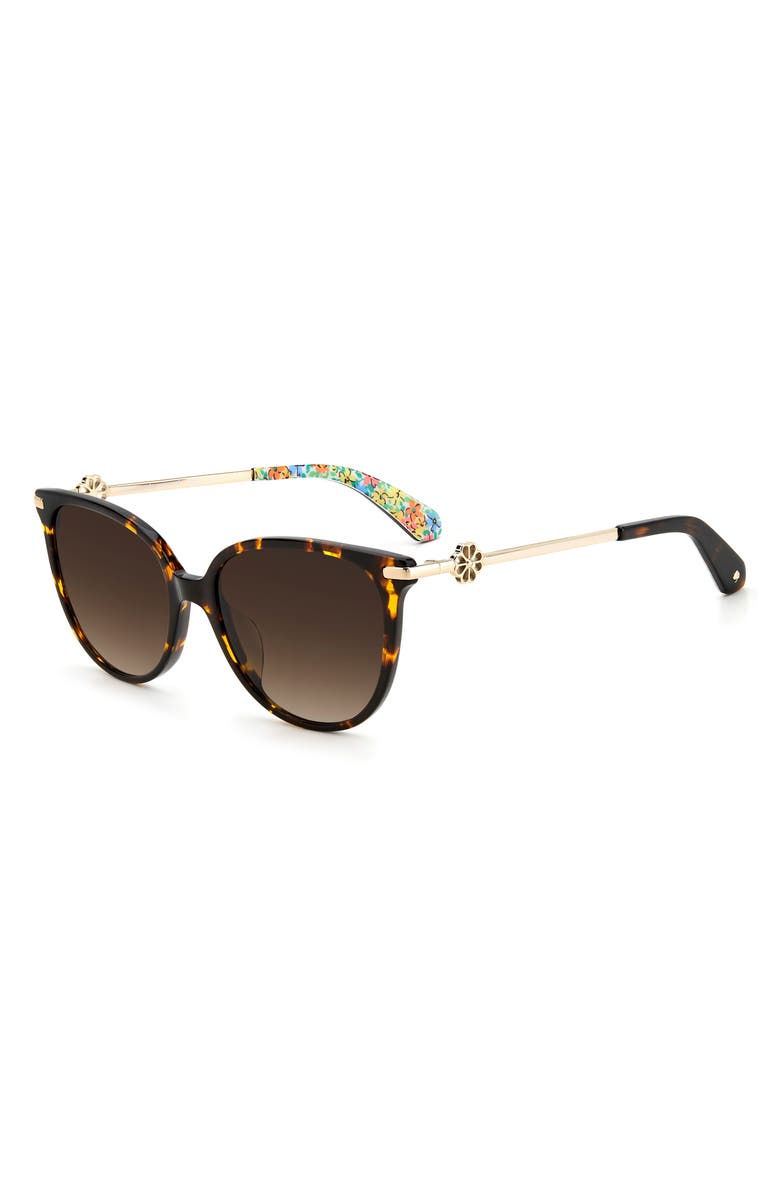 Kate Spade Kristina Sunglasses, Alternate, color, Havana