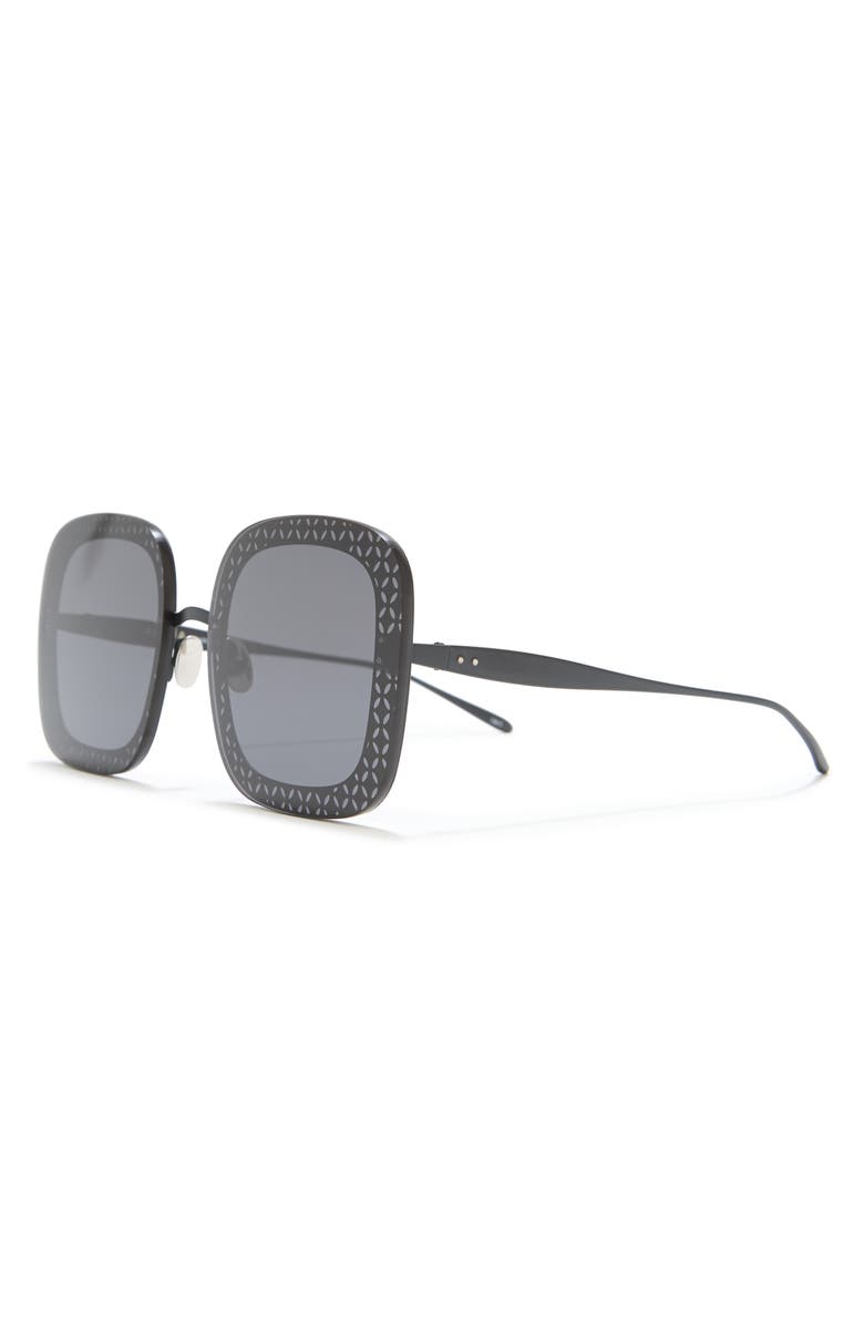 Alaïa 63mm Square Sunglasses, Alternate, color, 