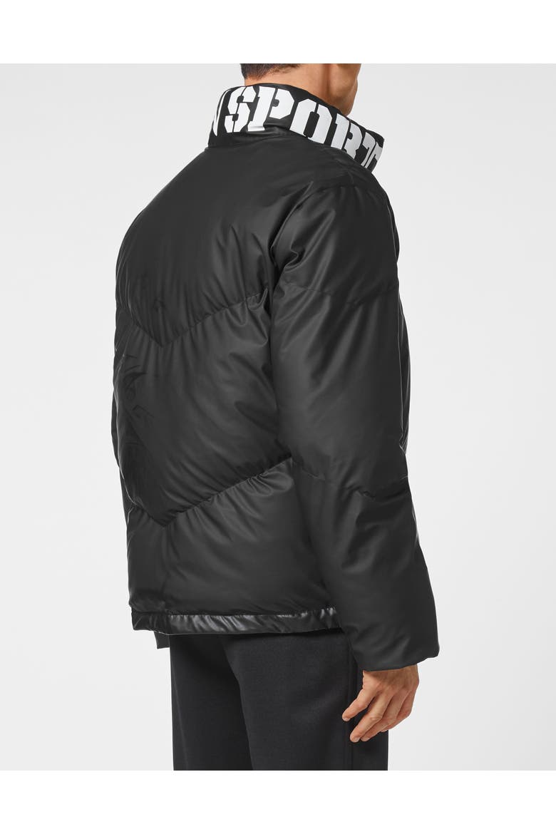 Nylon Down Jacket Tiger Men, Alternate, color, black
