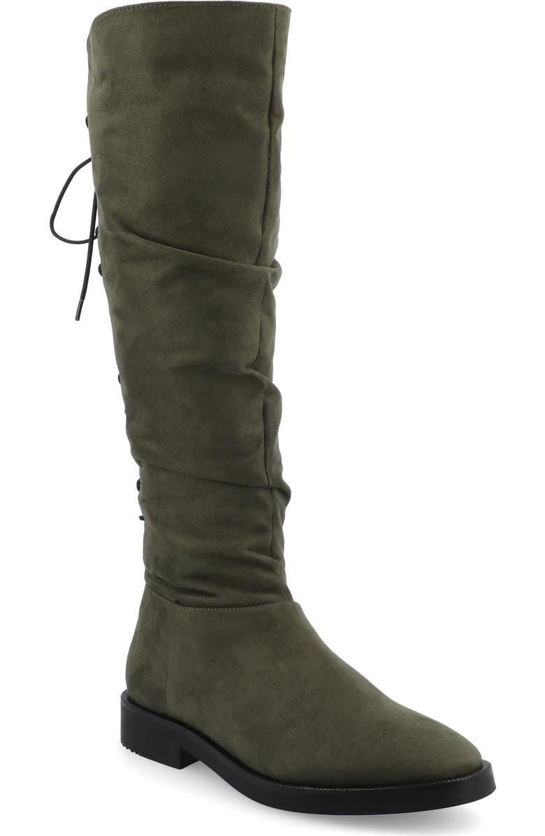 Journee Collection Miranda Boot, Main, color, Olive