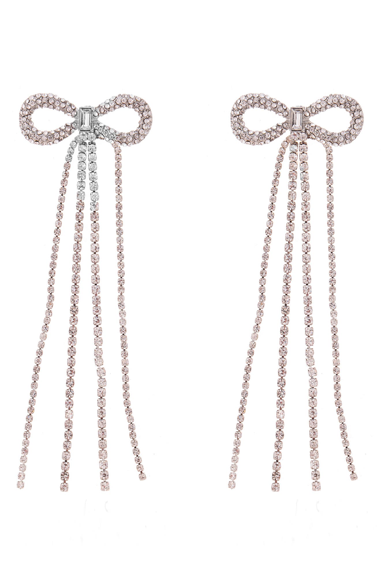 ZAXIE By Stefanie Taylor Bow Chandelier Earrings