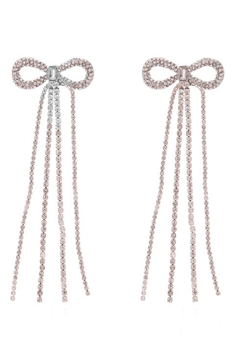 Bow Chandelier Earrings