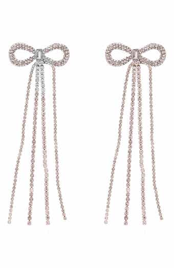 ZAXIE By Stefanie Taylor Bow Chandelier Earrings