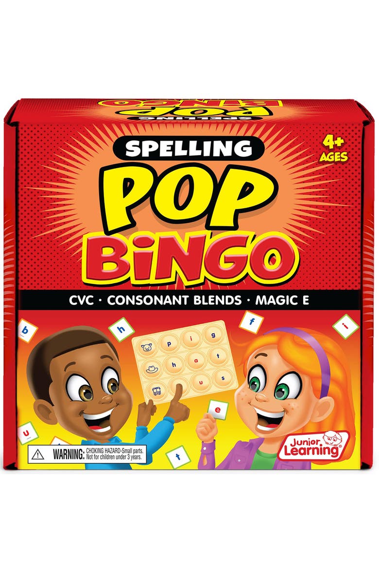 Spelling Pop Bingo, Alternate, color, Multicolored
