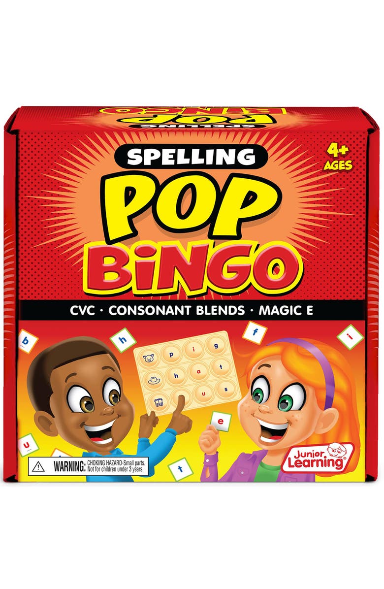 Junior Learning Spelling Pop Bingo, Alternate, color, Multicolored