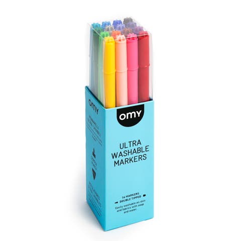 16 washable markers