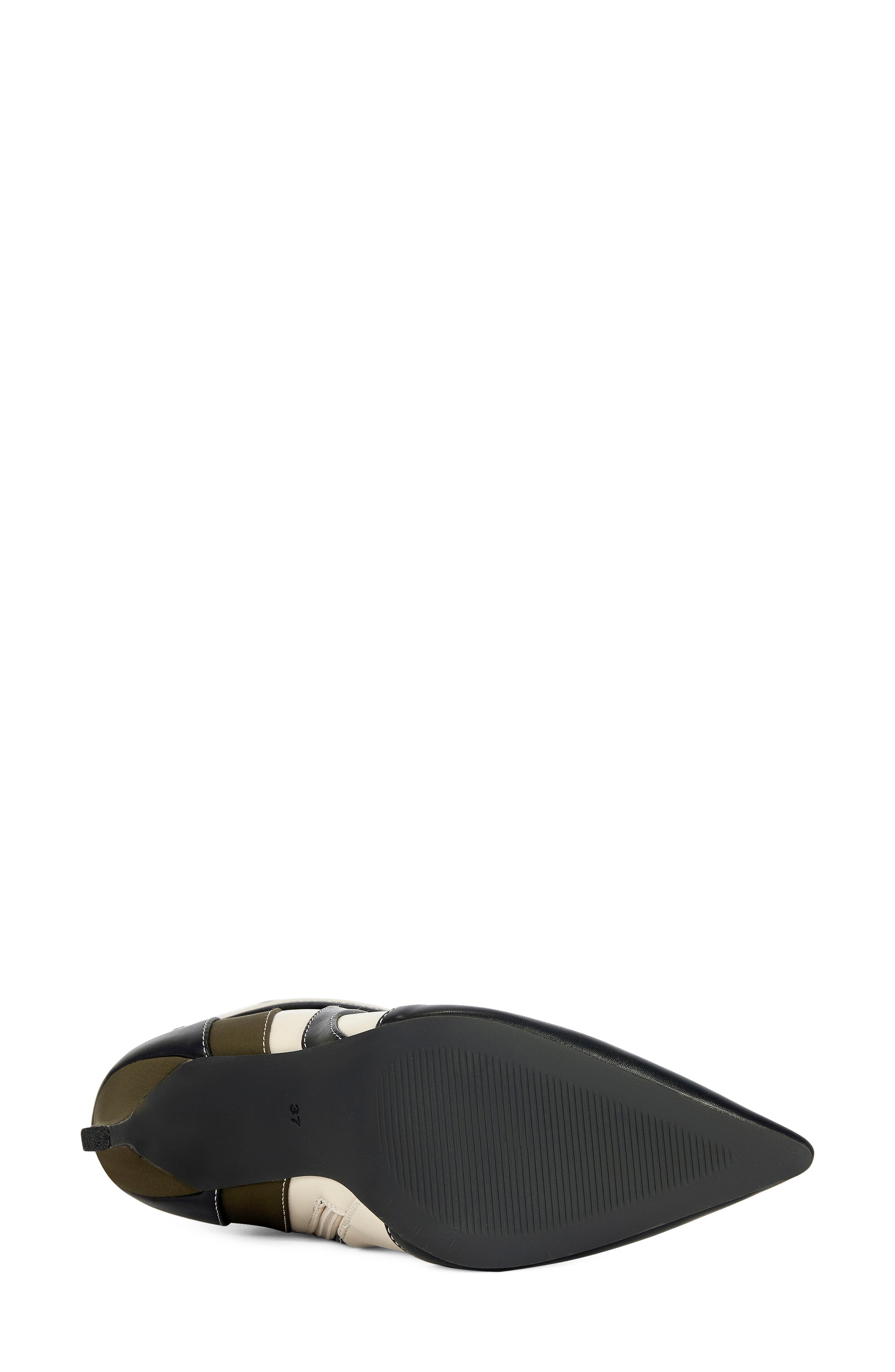 Amada Pointed Toe Bootie, Alternate, color, OLIVE