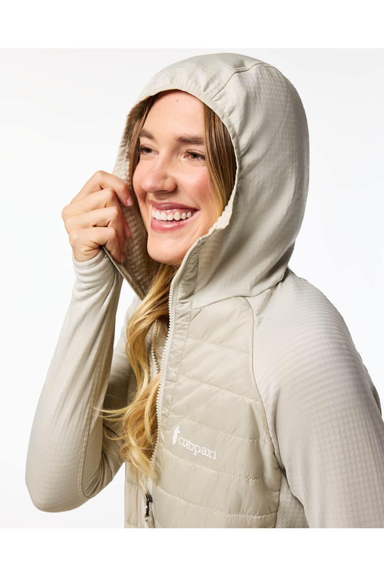 Capa Hybrid Insulated Hooded Jacket - Women's, Alternate, color, Mineral