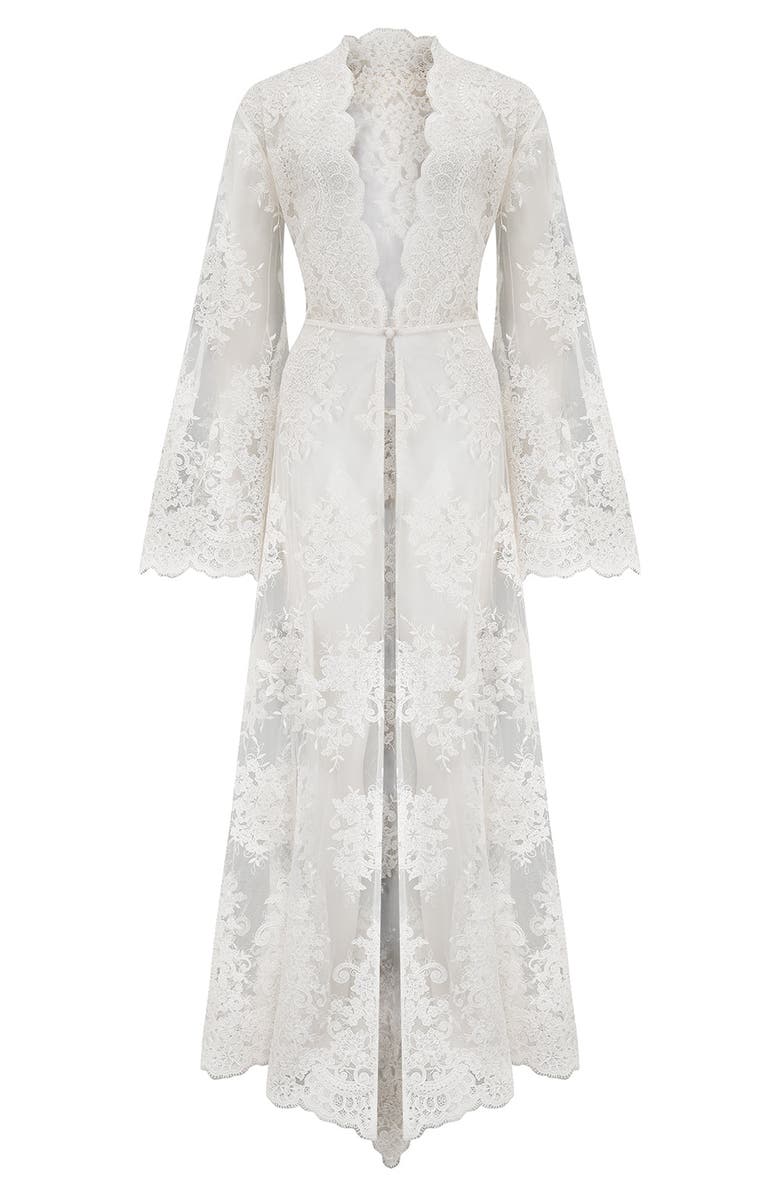 Scarlett Gasque The Promise Robe, Alternate, color, White