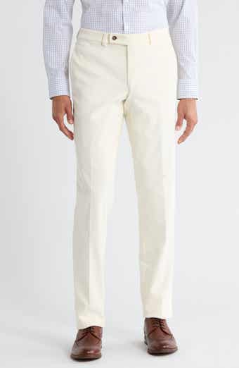 Jack Victor Sage Flat Front Stretch Corduroy Chinos